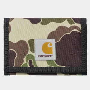 Carhartt WIP Alec Wallet Camo Duck, Green Fashion