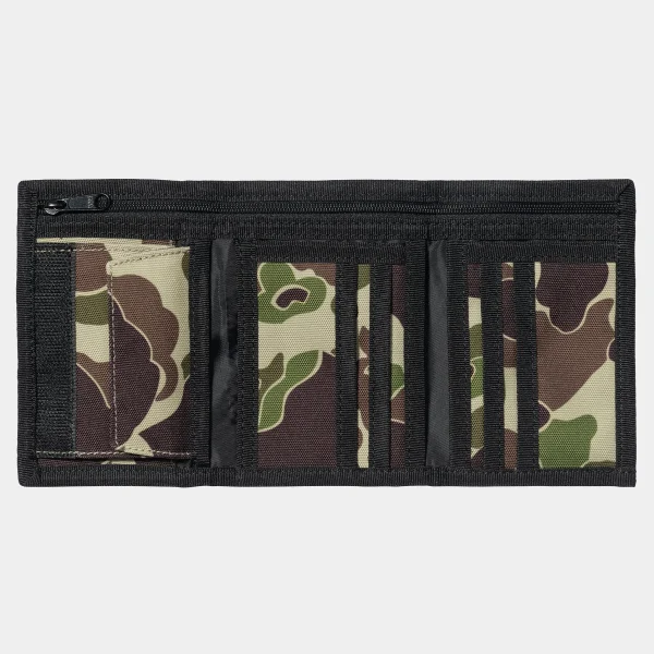 Carhartt WIP Alec Wallet Camo Duck, Green Fashion