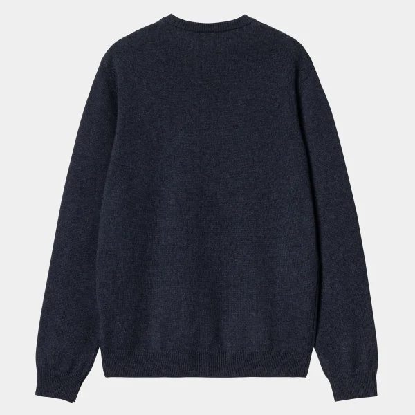 Carhartt WIP Alten Sweater Air Force Blue Heather Hot