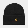 Carhartt WIP American Script Beanie Black Outlet