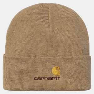 Carhartt WIP American Script Beanie Peanut Store