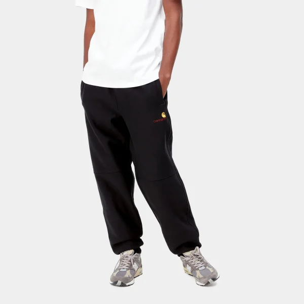 Carhartt WIP American Script Jogging Pant Black Cheap