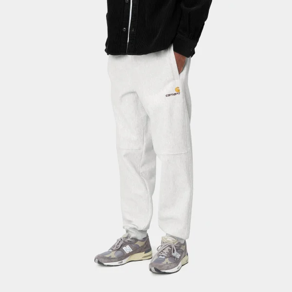 Carhartt WIP American Script Jogging Pant Ash Heather Store