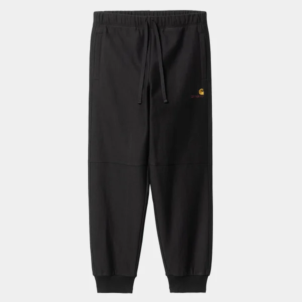 Carhartt WIP American Script Jogging Pant Black Cheap