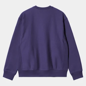 Carhartt WIP American Script Sweatshirt Aura Best