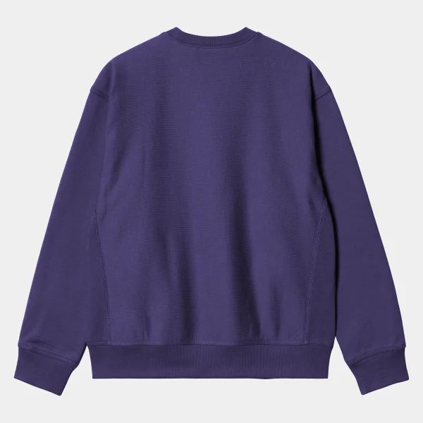 Carhartt WIP American Script Sweatshirt Aura Best