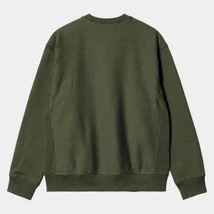 Carhartt WIP American Script Sweatshirt Tarragon Cheap