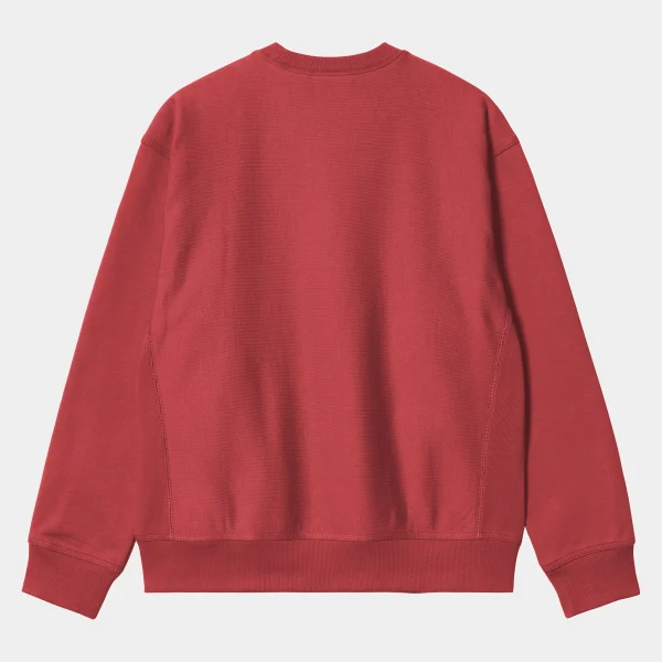 Carhartt WIP American Script Sweatshirt Tuscany Flash Sale