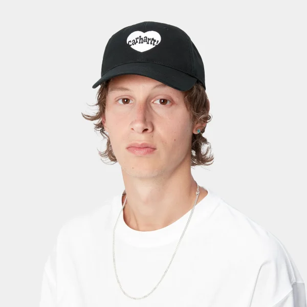 Carhartt WIP Amour Cap Black / White Clearance