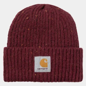 Carhartt WIP Anglistic Beanie Speckled Malbec Clearance