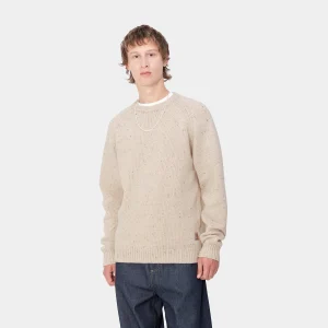 Carhartt WIP Anglistic Sweater Speckled Moonbeam Fashion