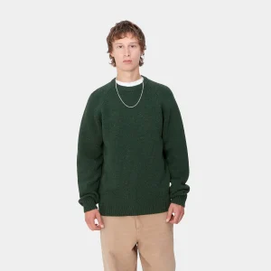 Carhartt WIP Anglistic Sweater Speckled Sycamore Tree Cheap