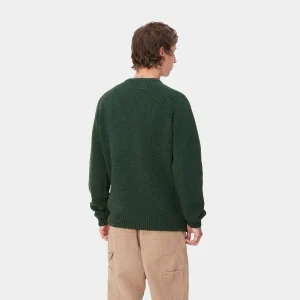 Carhartt WIP Anglistic Sweater Speckled Sycamore Tree Cheap