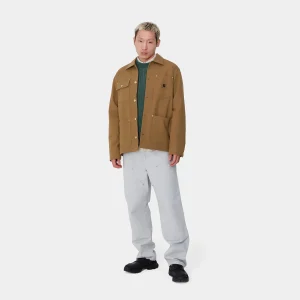 Carhartt WIP Artificial Suede Michigan Coat Hamilton Brown Fashion