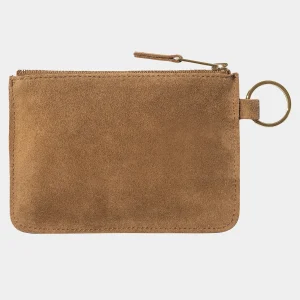 Carhartt WIP Artificial Suede Zip Wallet Hamilton Brown Flash Sale