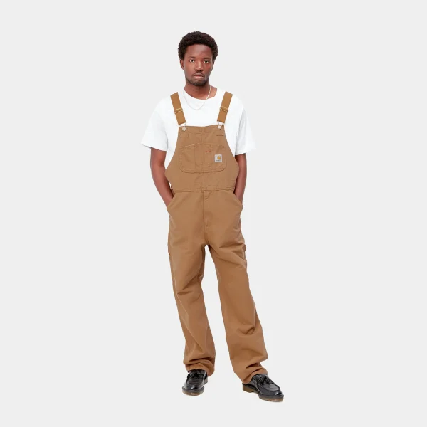 Carhartt WIP Bib Overall Hamilton Brown Sale