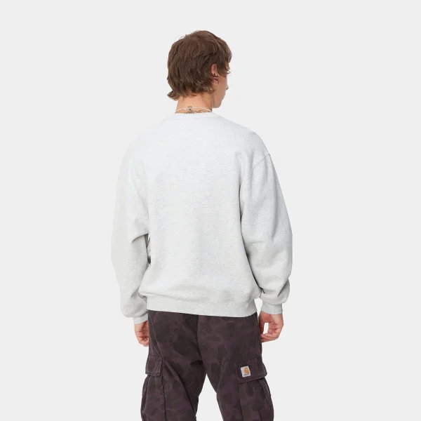 Carhartt WIP Billy Sweat Ash Heather Sale