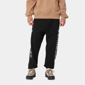 Carhartt WIP Body Of Work Sweat Pant Black / White Flash Sale