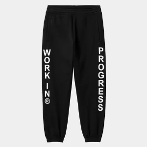 Carhartt WIP Body Of Work Sweat Pant Black / White Flash Sale