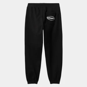 Carhartt WIP Body Of Work Sweat Pant Black / White Flash Sale