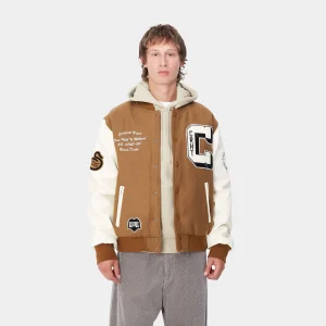 Carhartt WIP Brown Ducks Bomber Hamilton Brown / Wax Best Sale