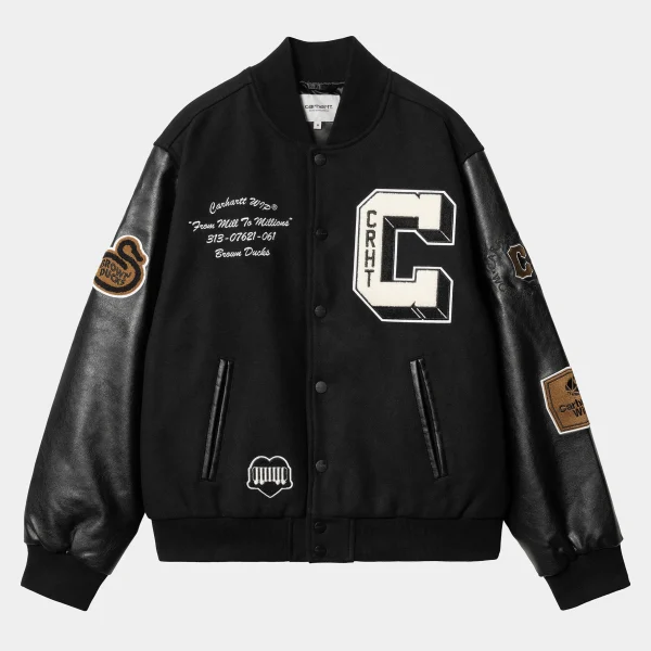 Carhartt WIP Brown Ducks Bomber Black / Black Best