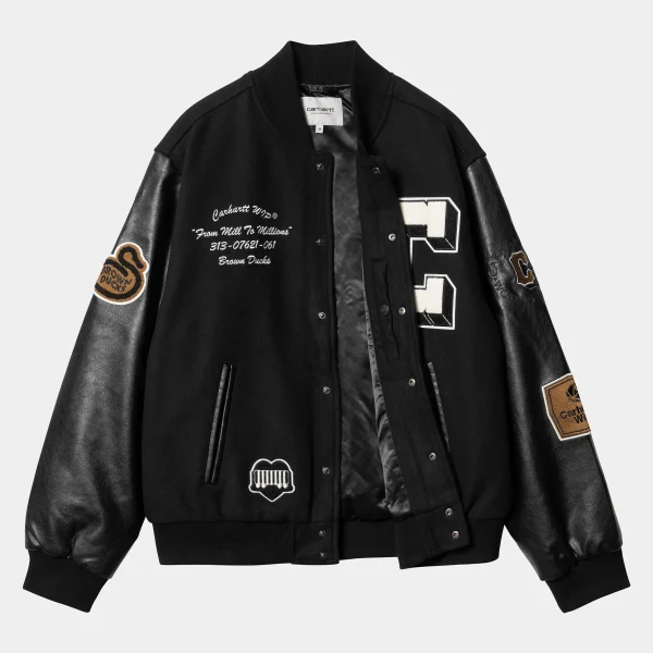 Carhartt WIP Brown Ducks Bomber Black / Black Best