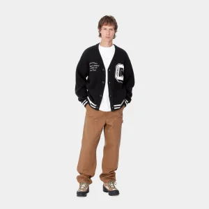 Carhartt WIP Brown Ducks Cardigan Black / Wax New