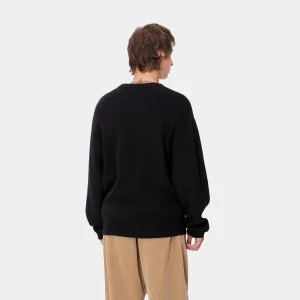 Carhartt WIP Brown Ducks Sweater Black Discount