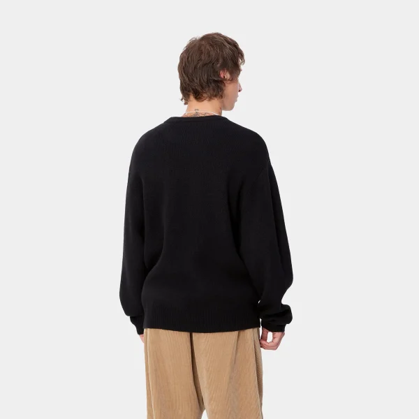 Carhartt WIP Brown Ducks Sweater Black Discount