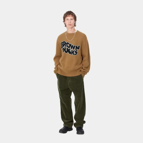 Carhartt WIP Brown Ducks Sweater Hamilton Brown Hot