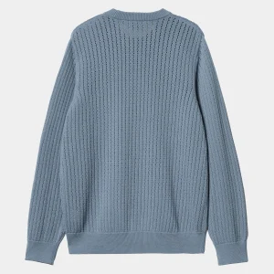 Carhartt WIP Calen Sweater Misty Sky Shop