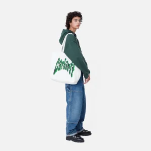 Carhartt WIP Canvas Graphic Tote Goo Print, Wax Best