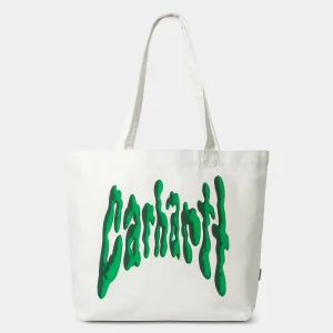 Carhartt WIP Canvas Graphic Tote Goo Print, Wax Best