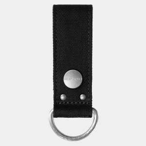 Carhartt WIP Canvas Keyholder Black Flash Sale