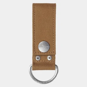 Carhartt WIP Canvas Keyholder Hamilton Brown Best Sale