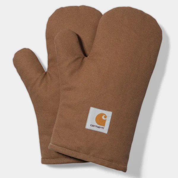 Carhartt WIP Canvas Oven Mitt Set Hamilton Brown Fashion