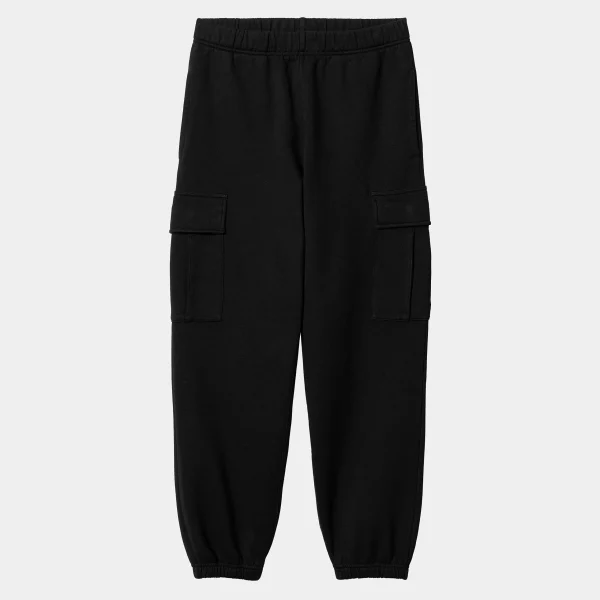 Carhartt WIP Cargo Sweat Pant Black Flash Sale