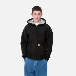 Carhartt WIP Car-Lux Hooded Jacket Black / Grey Store