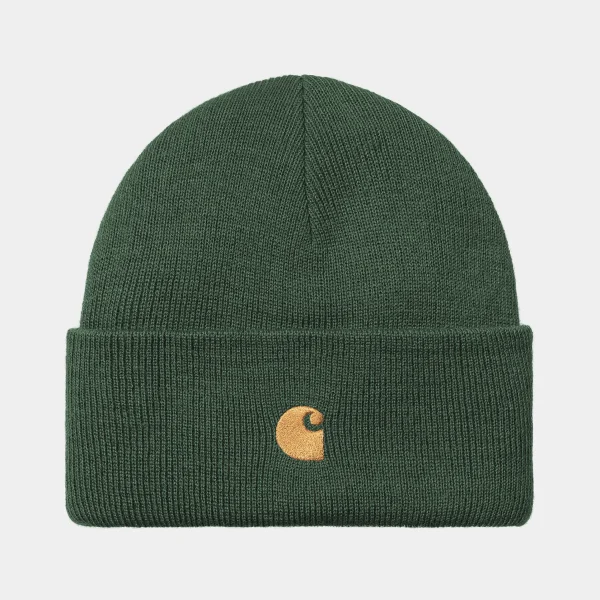 Carhartt WIP Chase Beanie Sycamore Tree / Gold Shop