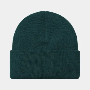 Carhartt WIP Chase Beanie Duck Blue / Gold Best Sale