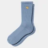 Carhartt WIP Chase Socks Charm Blue / Gold New