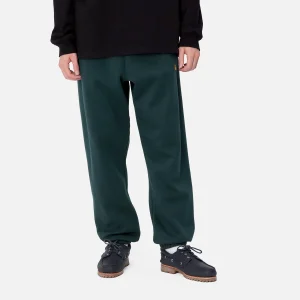 Carhartt WIP Chase Sweat Pant Duck Blue / Gold Sale