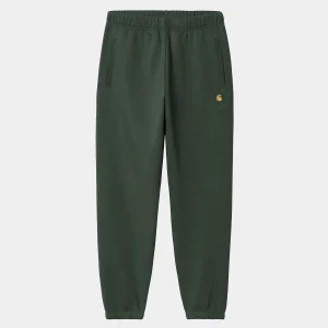 Carhartt WIP Chase Sweat Pant Sycamore Tree / Gold Cheap