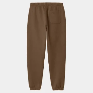 Carhartt WIP Chase Sweat Pant Chocolate / Gold Best