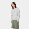 Carhartt WIP Chase Sweatshirt Ash Heather / Gold Cheap