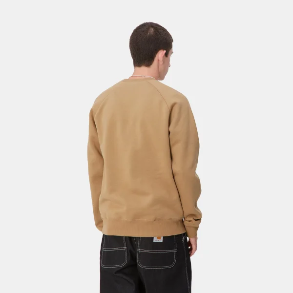 Carhartt WIP Chase Sweatshirt Peanut / Gold Online