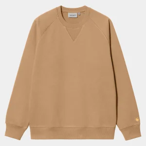 Carhartt WIP Chase Sweatshirt Peanut / Gold Online