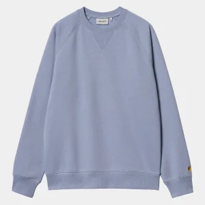 Carhartt WIP Chase Sweatshirt Charm Blue / Gold Store