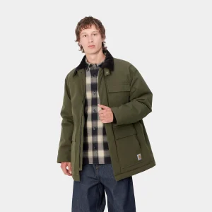 Carhartt WIP Clarton Coat Office Green / Black New